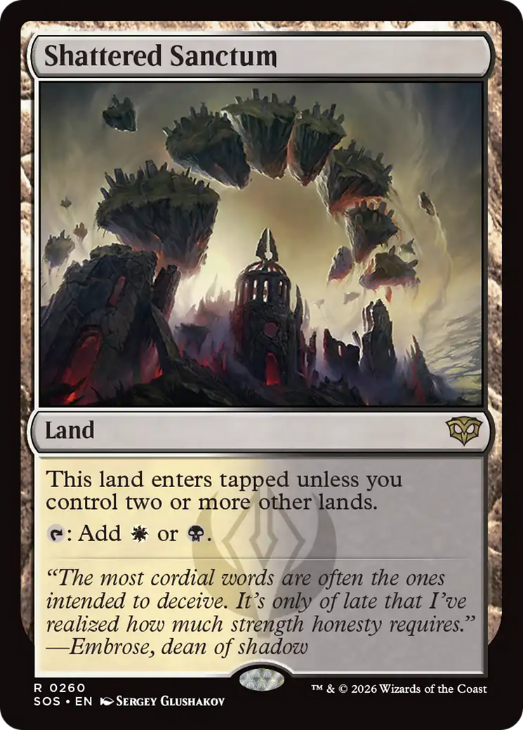Shattered Sanctum [Secrets of Strixhaven] | Total Play