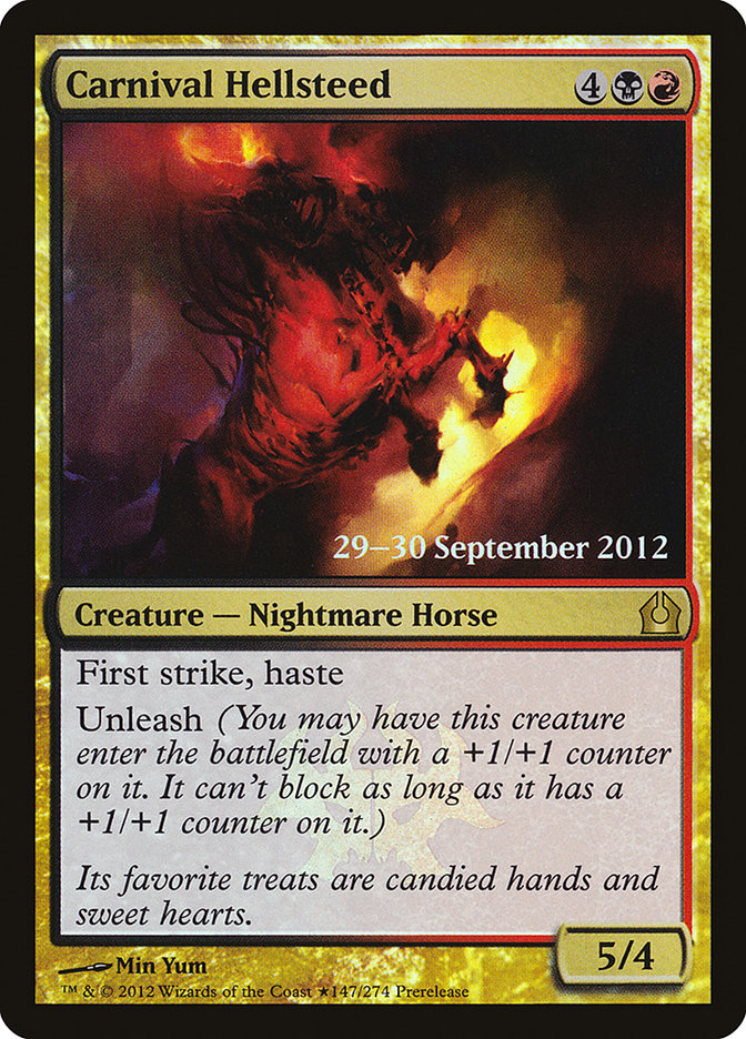 Carnival Hellsteed [Return to Ravnica Prerelease Promos] | Total Play