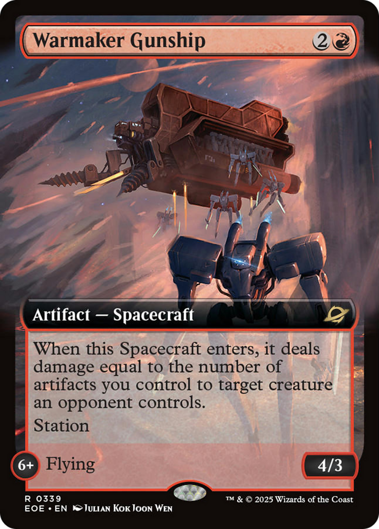 Warmaker Gunship (Extended Art) [Edge of Eternities] | Total Play