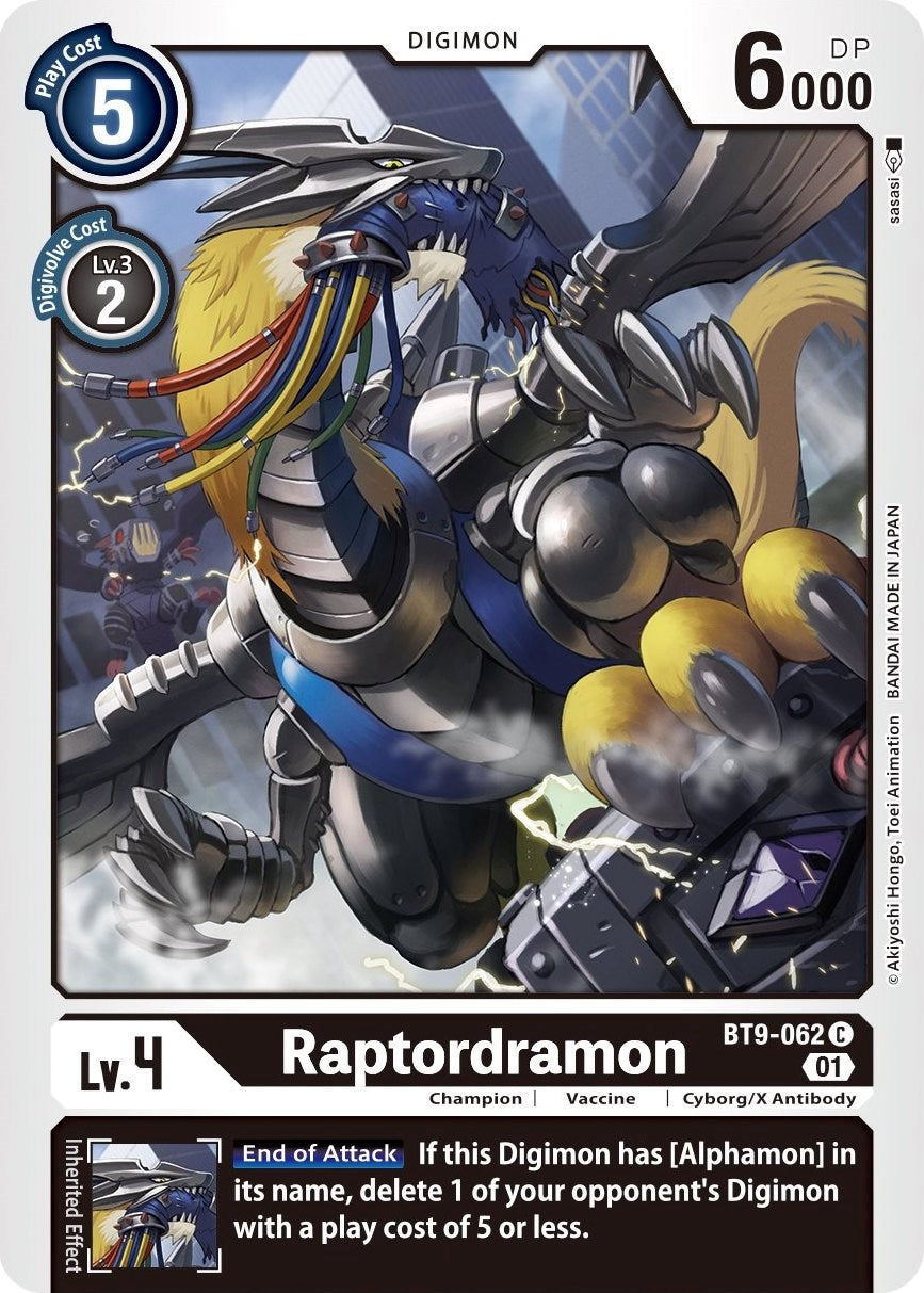 Raptordramon [BT9-062] [X Record] | Total Play
