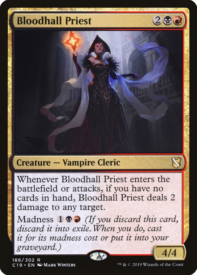 Bloodhall Priest [Commander 2019] | Total Play