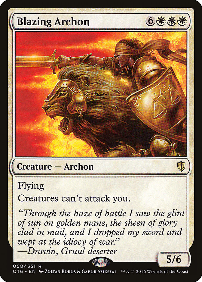 Blazing Archon [Commander 2016] | Total Play