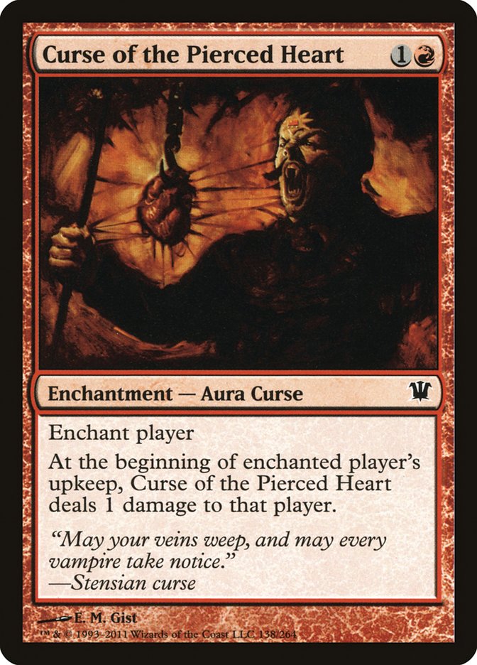 Curse of the Pierced Heart [Innistrad] | Total Play
