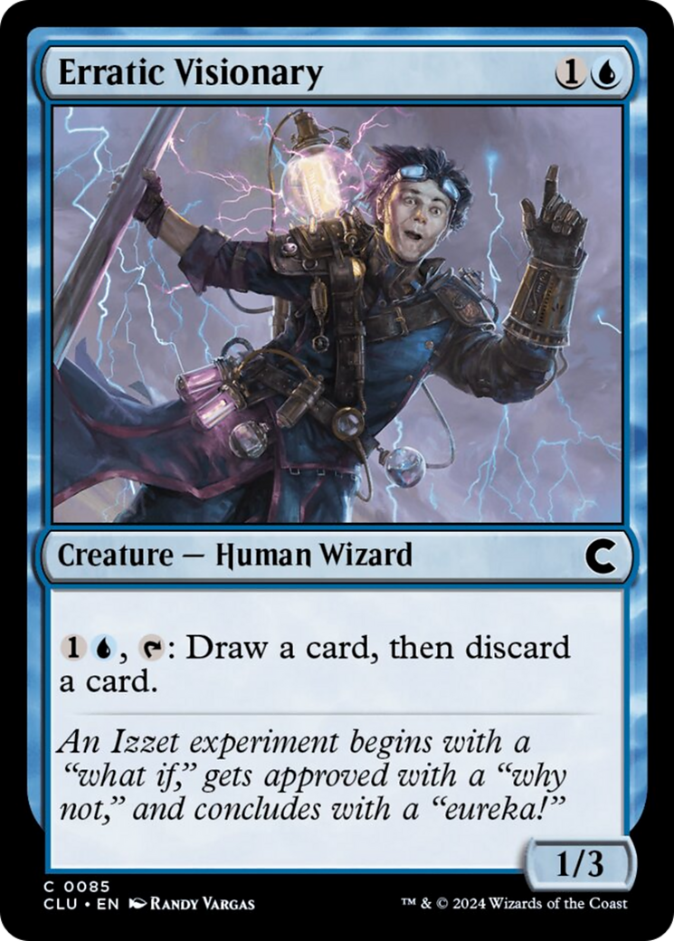 Erratic Visionary [Ravnica: Clue Edition] | Total Play