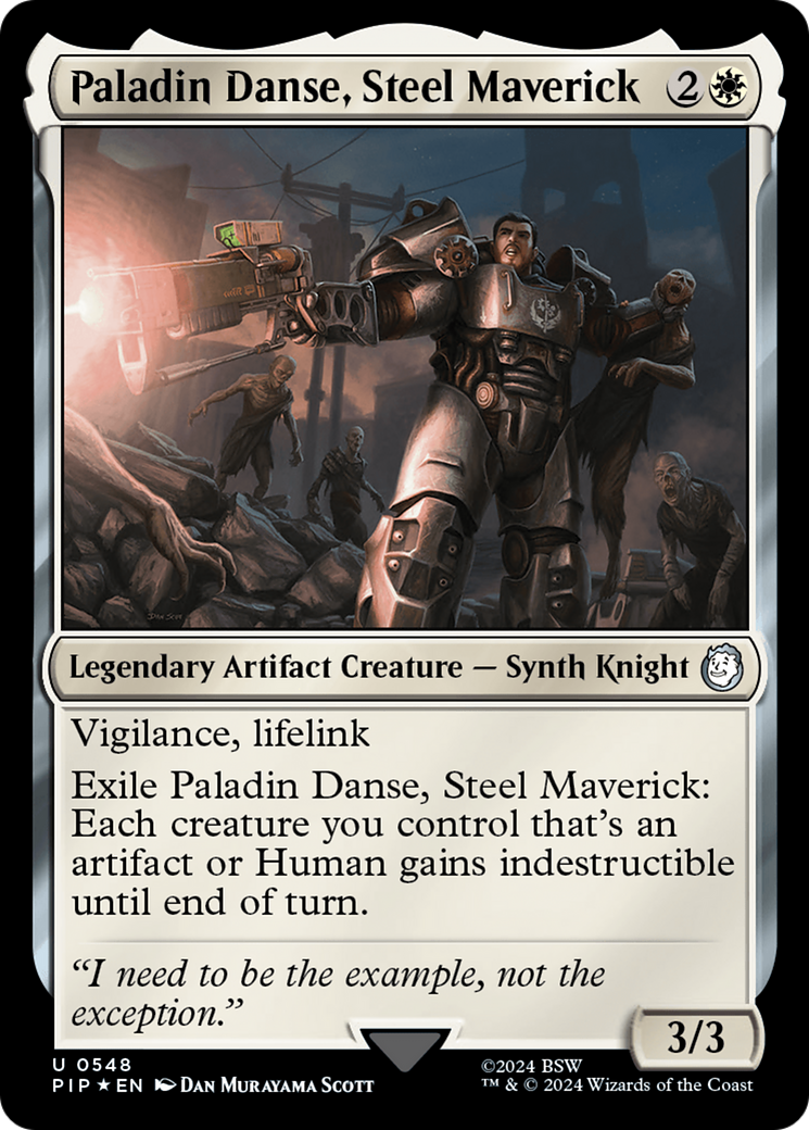 Paladin Danse, Steel Maverick (Surge Foil) [Fallout] | Total Play
