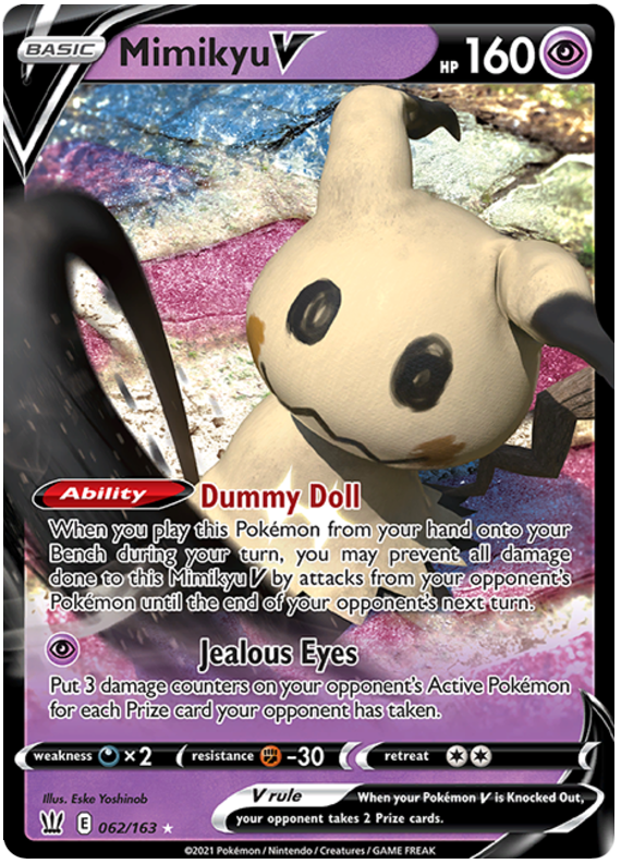 Mimikyu V (062/163) [Sword & Shield: Battle Styles] | Total Play