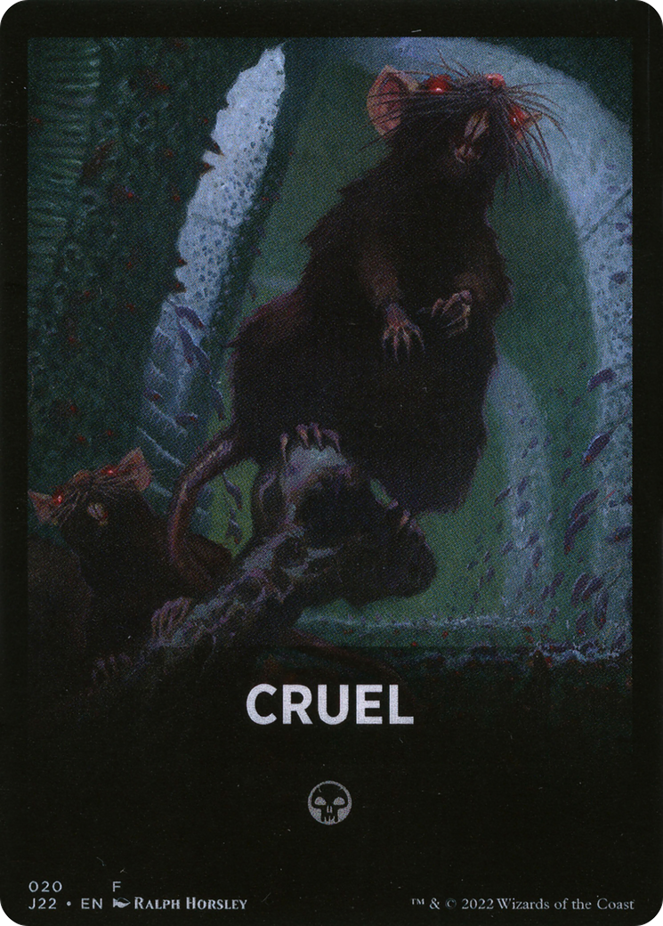 Cruel Theme Card [Jumpstart 2022 Front Cards] | Total Play