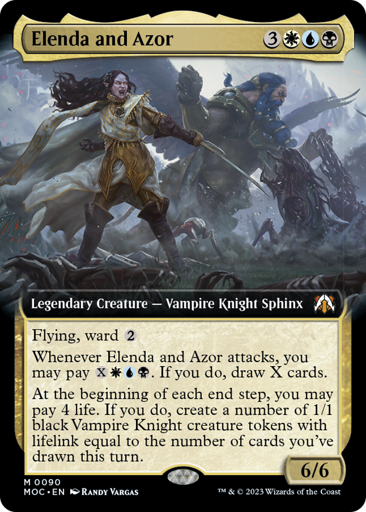 Elenda and Azor (Extended Art) [March of the Machine Commander] | Total Play