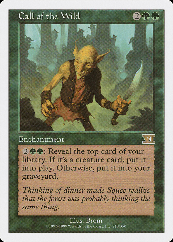 Call of the Wild [Classic Sixth Edition] | Total Play