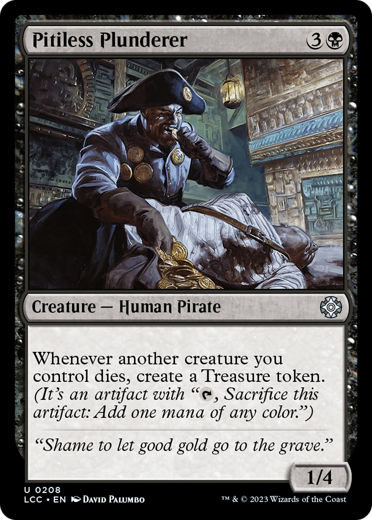 Pitiless Plunderer [The Lost Caverns of Ixalan Commander] | Total Play