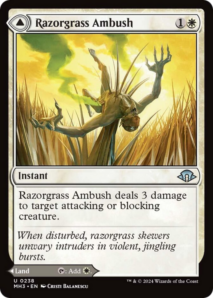 Razorgrass Ambush // Razorgrass Field [Modern Horizons 3] | Total Play