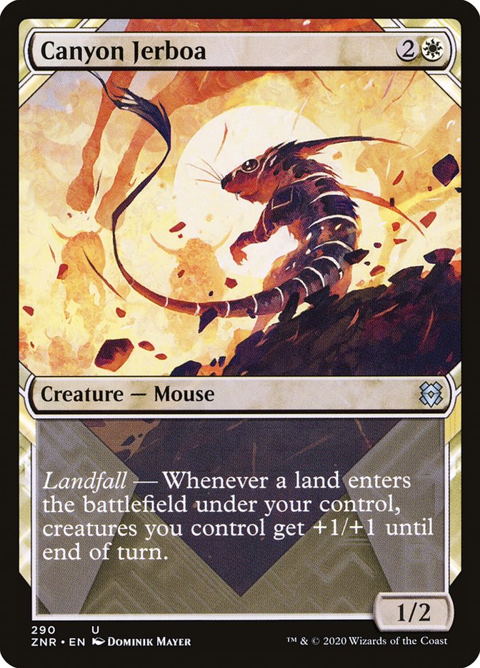 Canyon Jerboa (Showcase) [Zendikar Rising] | Total Play