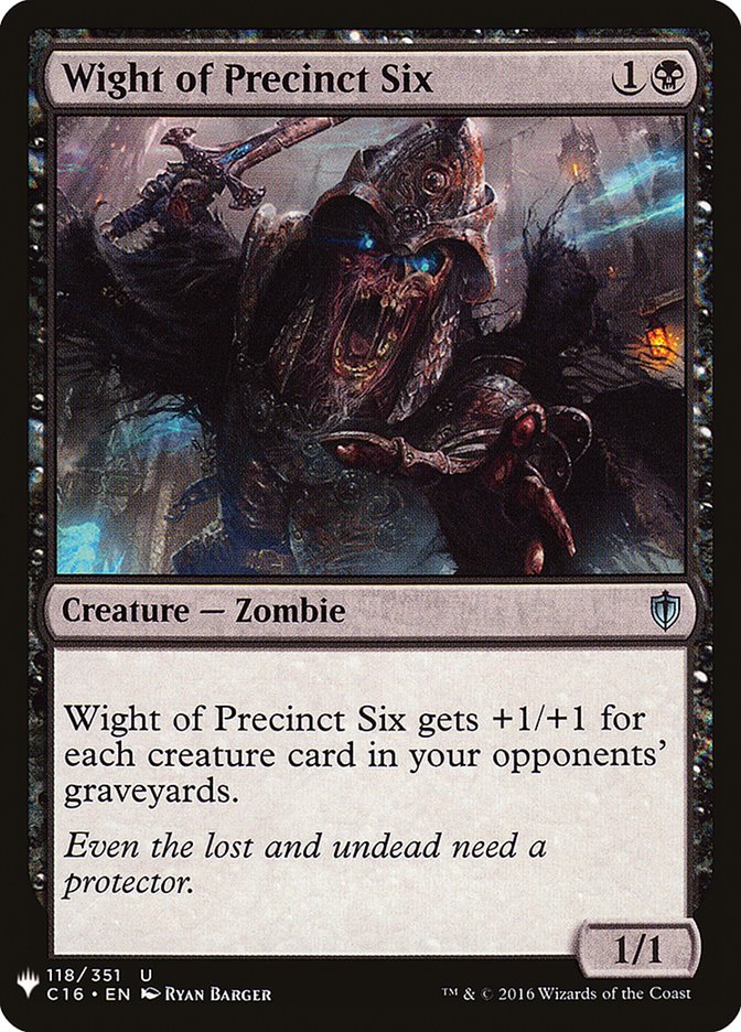 Wight of Precinct Six [Mystery Booster] | Total Play
