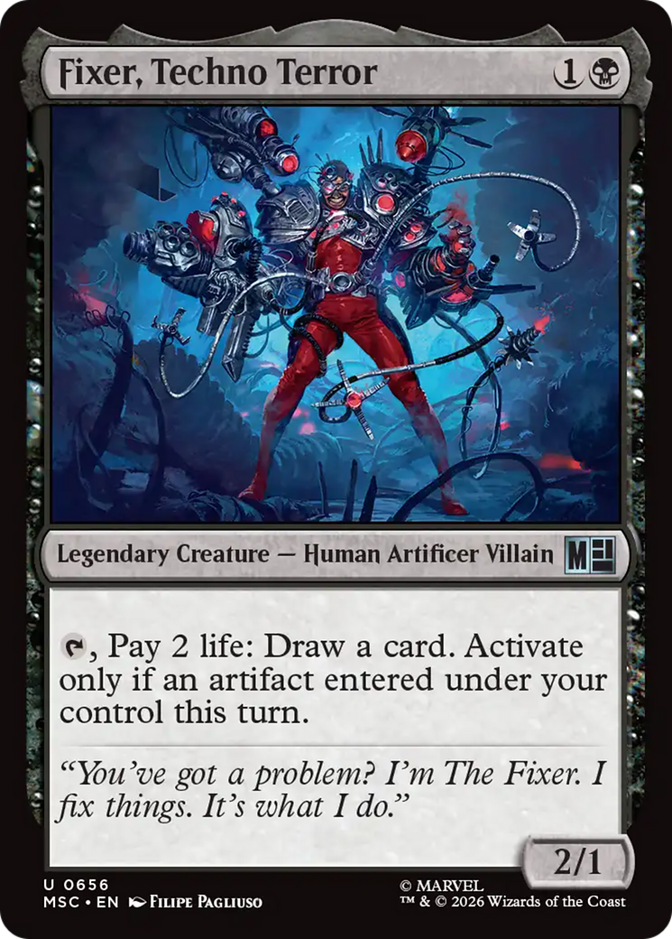 Fixer, Techno Terror [Marvel Super Heroes Commander] | Total Play