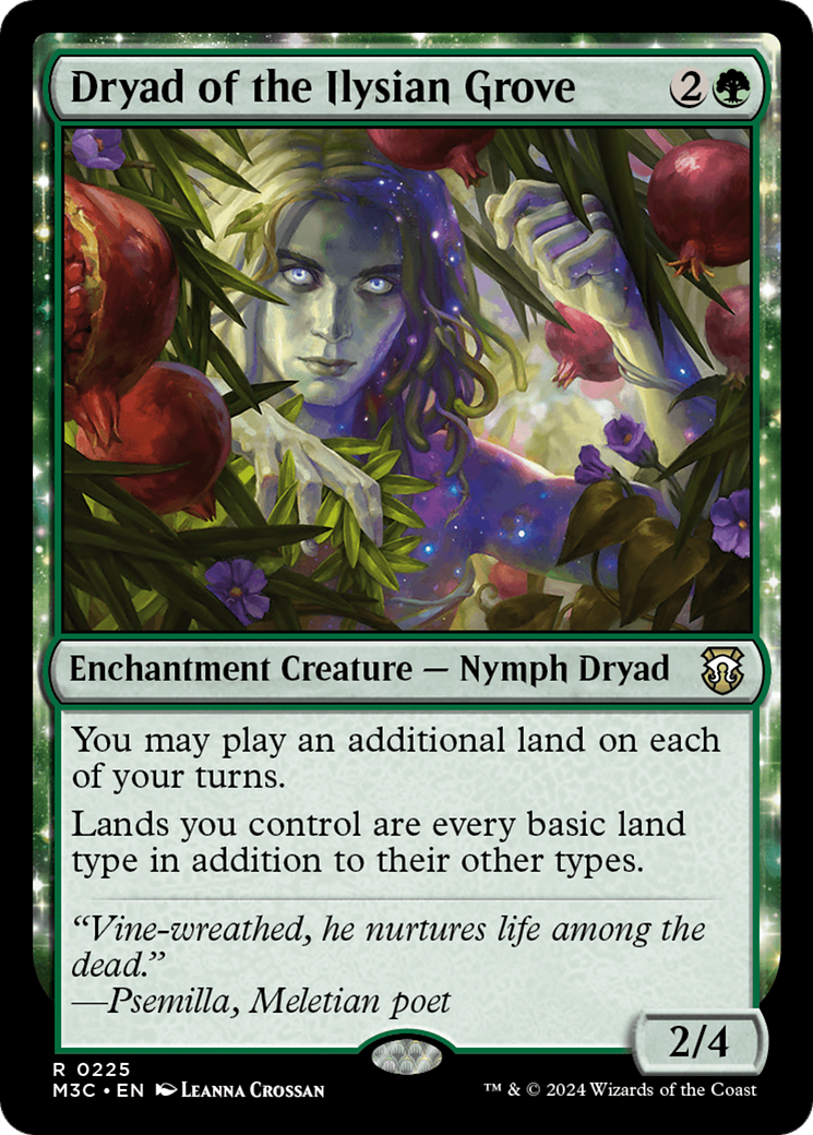 Dryad of the Ilysian Grove (Ripple Foil) [Modern Horizons 3 Commander] | Total Play