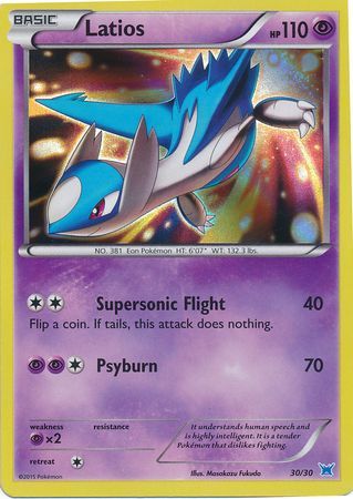 Latios (30/30) [XY: Trainer Kit 2 - Latios] | Total Play