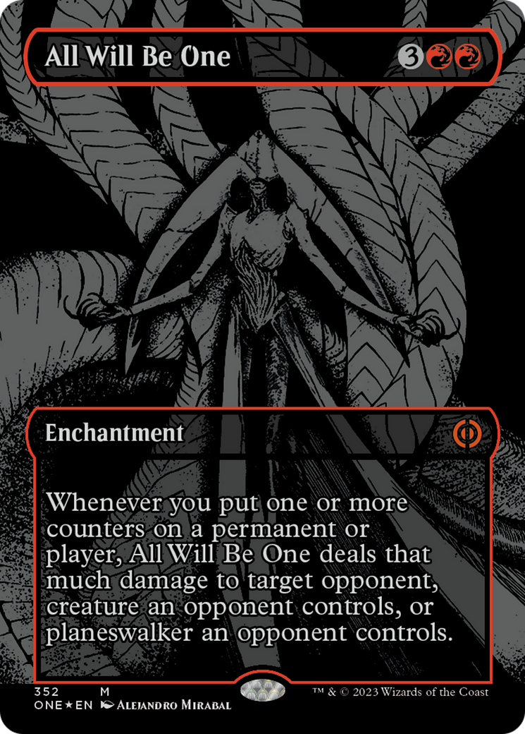 All Will Be One (Oil Slick Raised Foil) [Phyrexia: All Will Be One] | Total Play