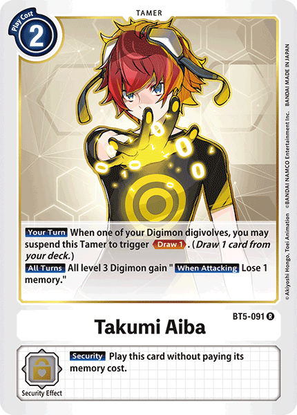 Takumi Aiba [BT5-091] [Battle of Omni] | Total Play