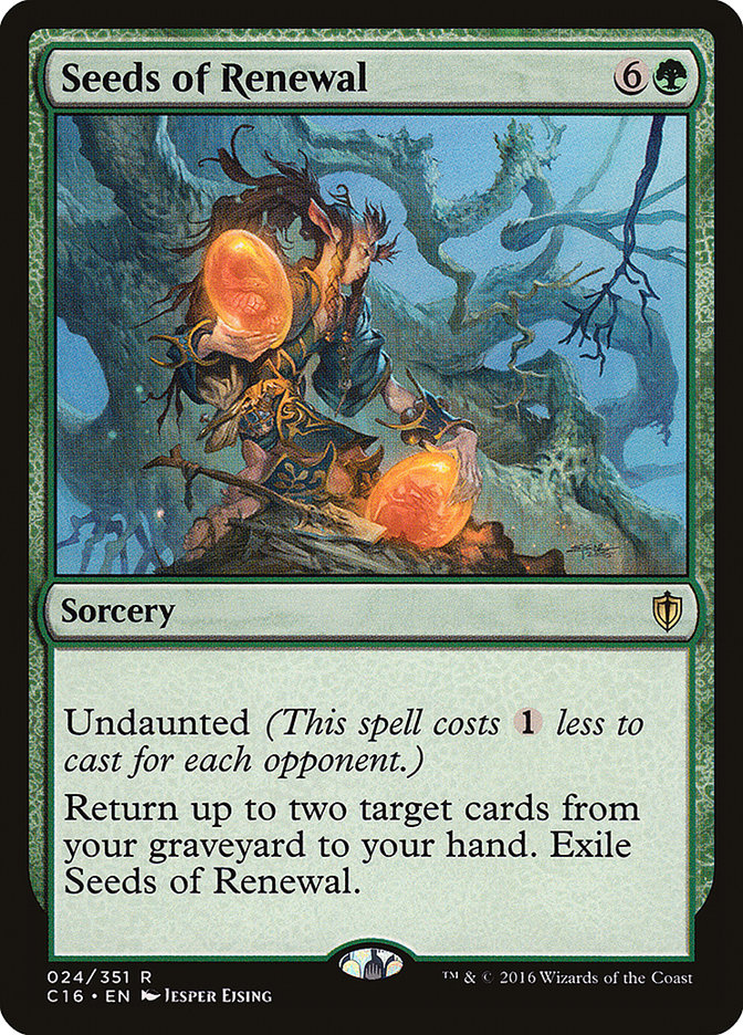 Seeds of Renewal [Commander 2016] | Total Play