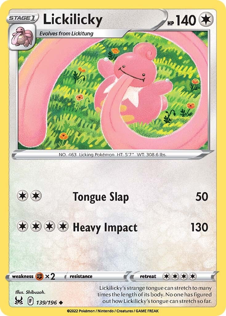 Lickilicky (139/196) [Sword & Shield: Lost Origin] | Total Play