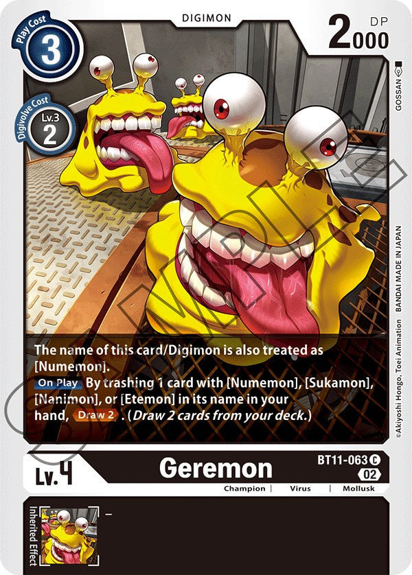 Geremon [BT11-063] [Dimensional Phase] | Total Play