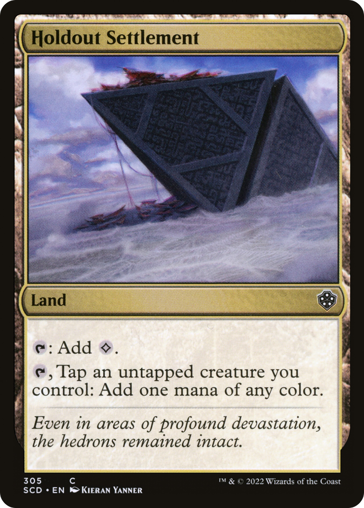 Holdout Settlement [Starter Commander Decks] | Total Play