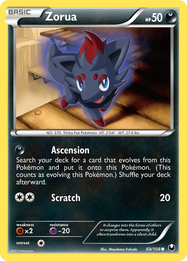Zorua (69/108) [Black & White: Dark Explorers] | Total Play