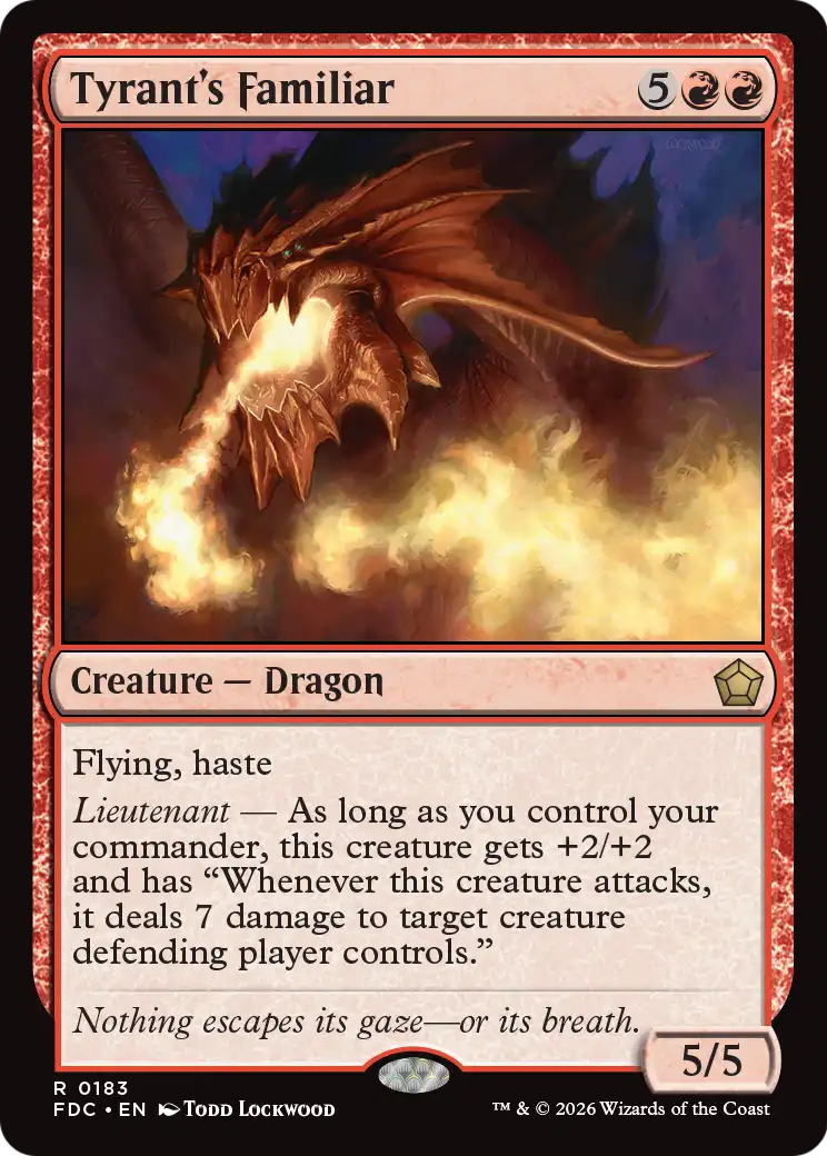 Tyrant's Familiar [Foundations Commander] | Total Play