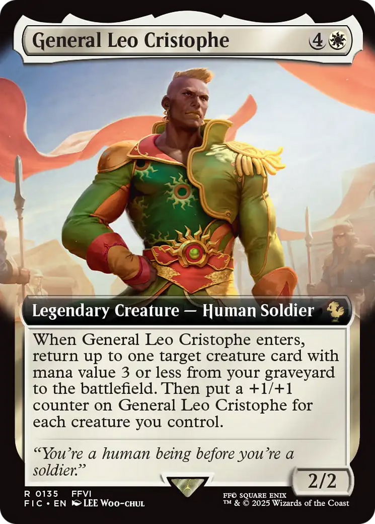 General Leo Cristophe (Extended Art) [FINAL FANTASY Commander] | Total Play