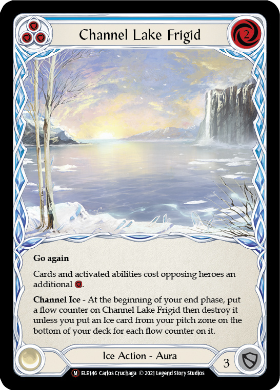 Channel Lake Frigid [U-ELE146] (Tales of Aria Unlimited)  Unlimited Rainbow Foil | Total Play