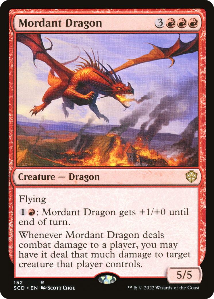 Mordant Dragon [Starter Commander Decks] | Total Play