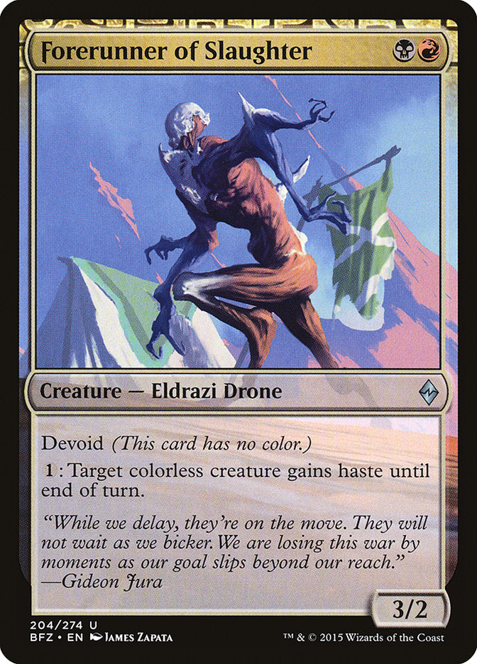 Forerunner of Slaughter [Battle for Zendikar] | Total Play