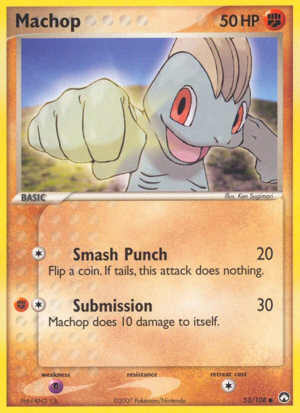 Machop (53/108) [EX: Power Keepers] | Total Play