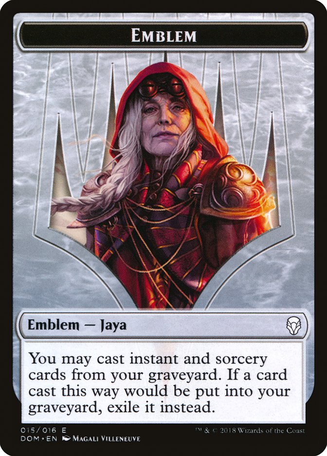 Jaya Ballard Emblem [Dominaria Tokens] | Total Play