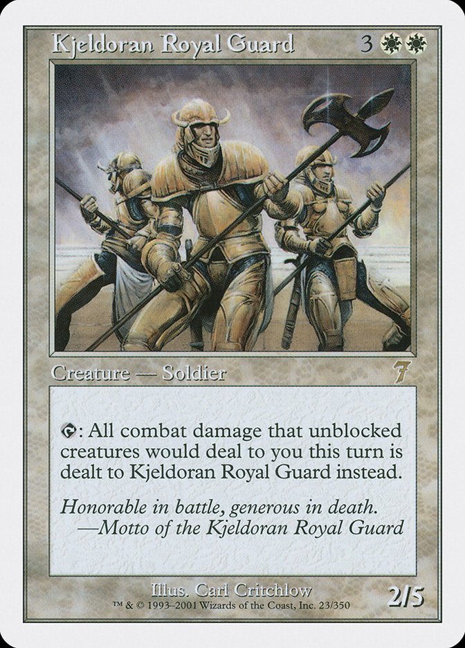 Kjeldoran Royal Guard [Seventh Edition] | Total Play