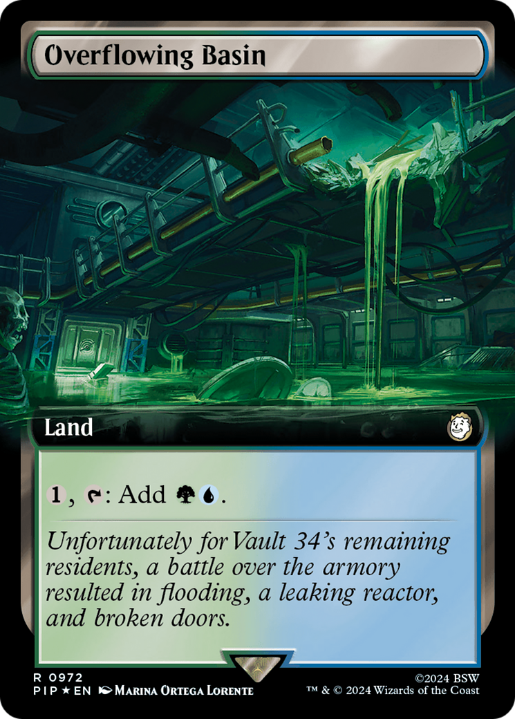 Overflowing Basin (Extended Art) (Surge Foil) [Fallout] | Total Play