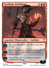 Sarkhan, Fireblood (White Border) [Mystery Booster 2] | Total Play