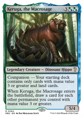 Keruga, the Macrosage (White Border) [Mystery Booster 2] | Total Play