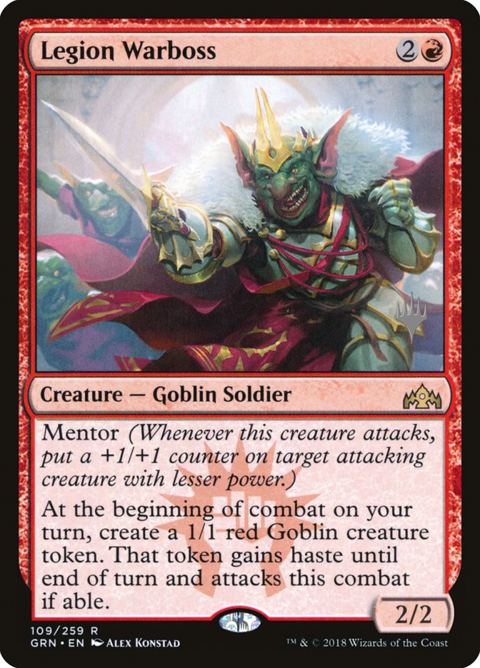 Legion Warboss (Promo Pack) [Guilds of Ravnica Promos] | Total Play