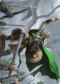 Maja, Bretagard Protector Art Card [Kaldheim Art Series] | Total Play