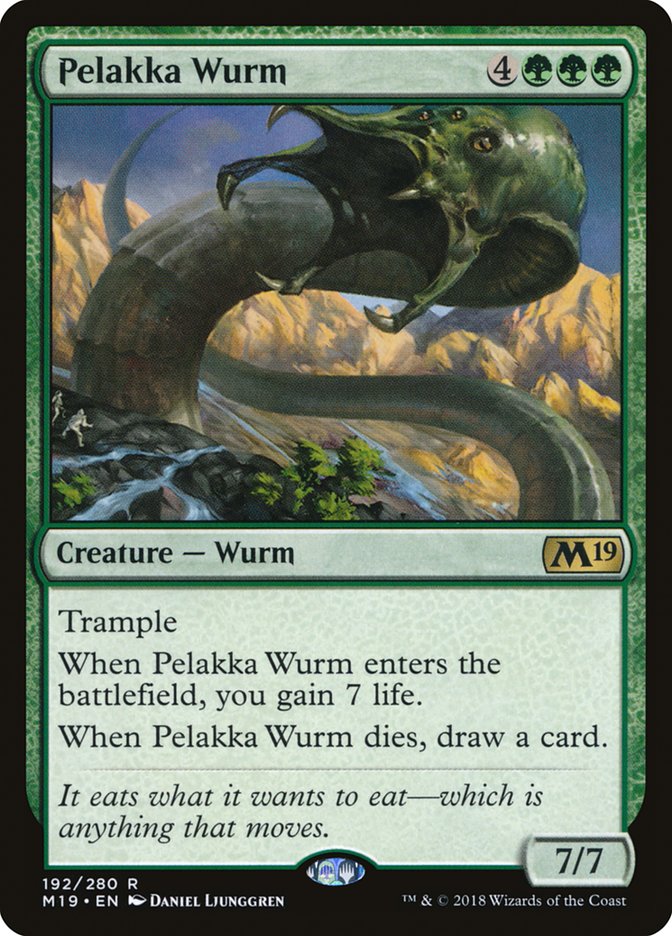Pelakka Wurm [Core Set 2019] | Total Play