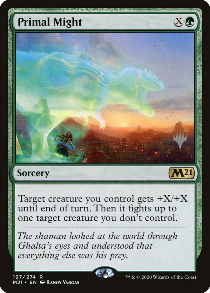 Primal Might (Promo Pack) [Core Set 2021 Promos] | Total Play