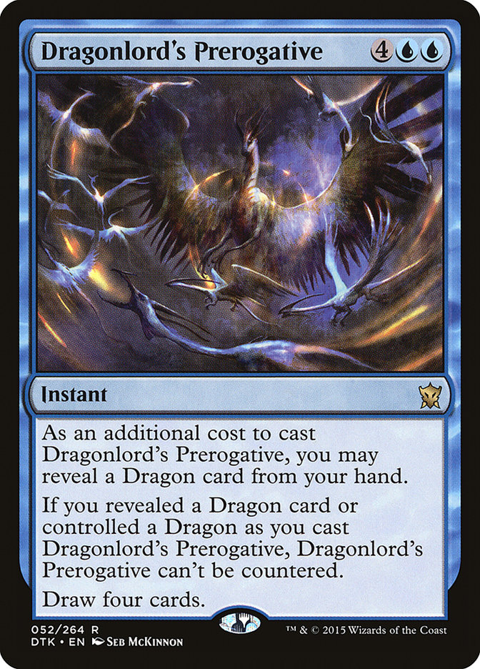 Dragonlord's Prerogative [Dragons of Tarkir] | Total Play