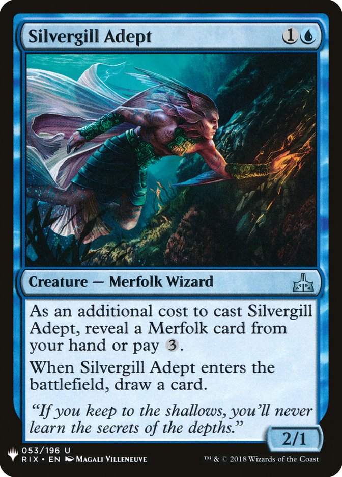Silvergill Adept [Mystery Booster] | Total Play