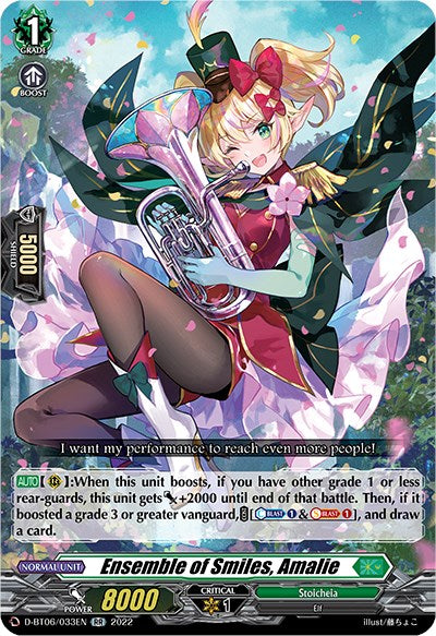 Ensemble of Smiles, Amalie (D-BT06/033EN) [Blazing Dragon Reborn] | Total Play