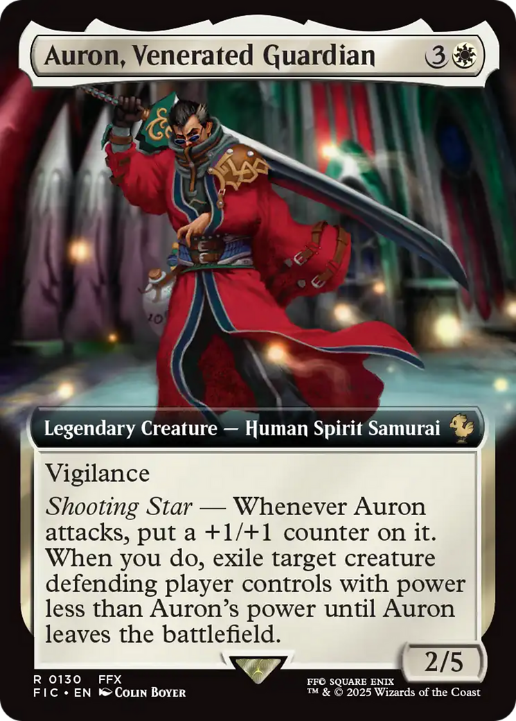 Auron, Venerated Guardian (Extended Art) [FINAL FANTASY Commander] | Total Play