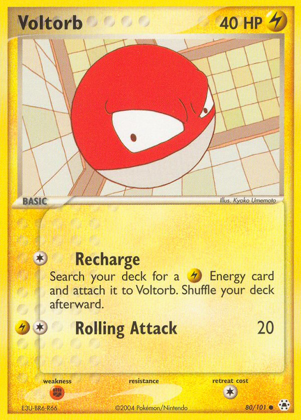 Voltorb (80/101) [EX: Hidden Legends] | Total Play