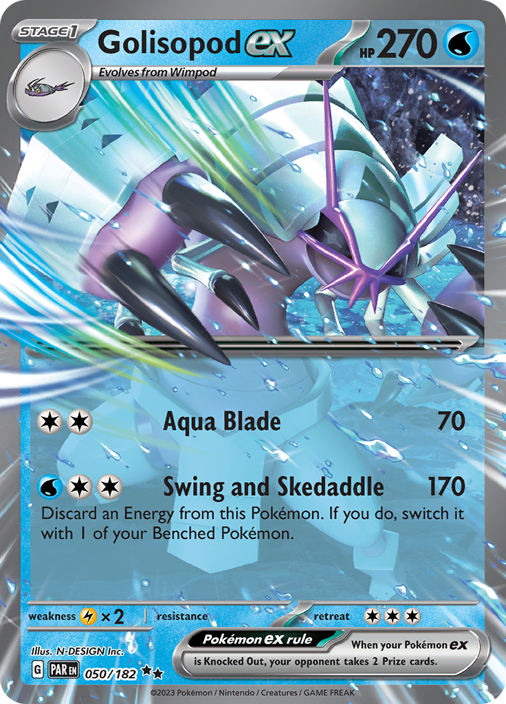 Golisopod ex (050/182) [Scarlet & Violet: Paradox Rift] | Total Play