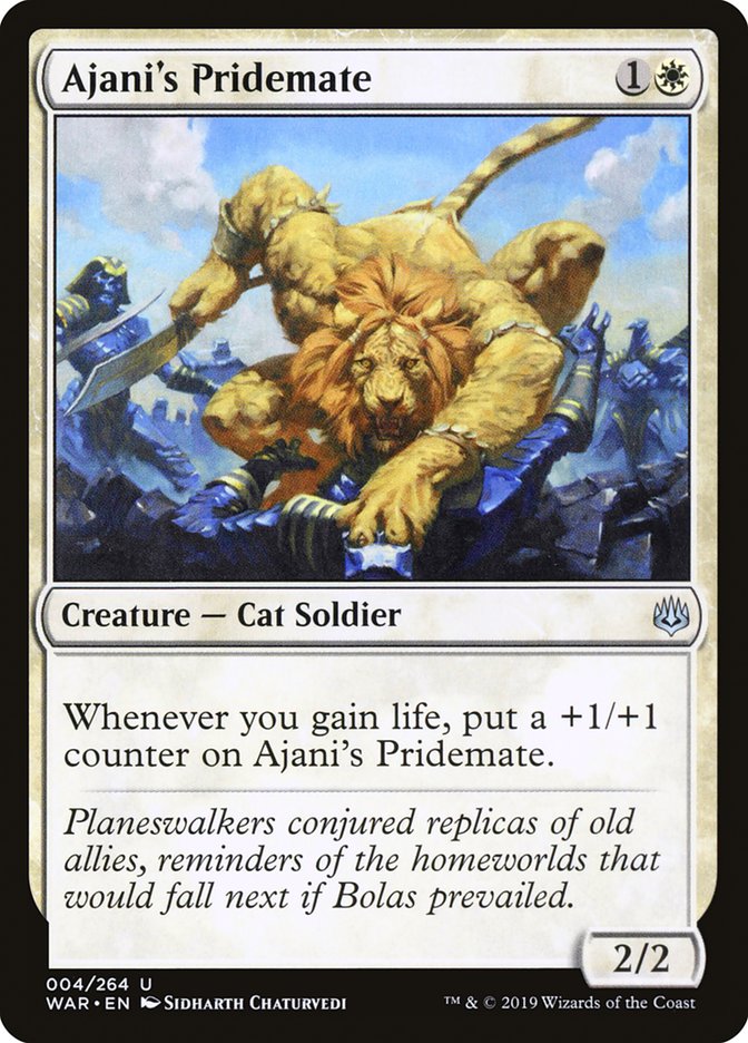 Ajani's Pridemate [War of the Spark] | Total Play