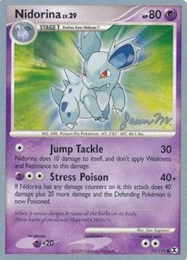 Nidorina LV.29 (73/111) (Queengar - Jason Martinez) [World Championships 2009] | Total Play